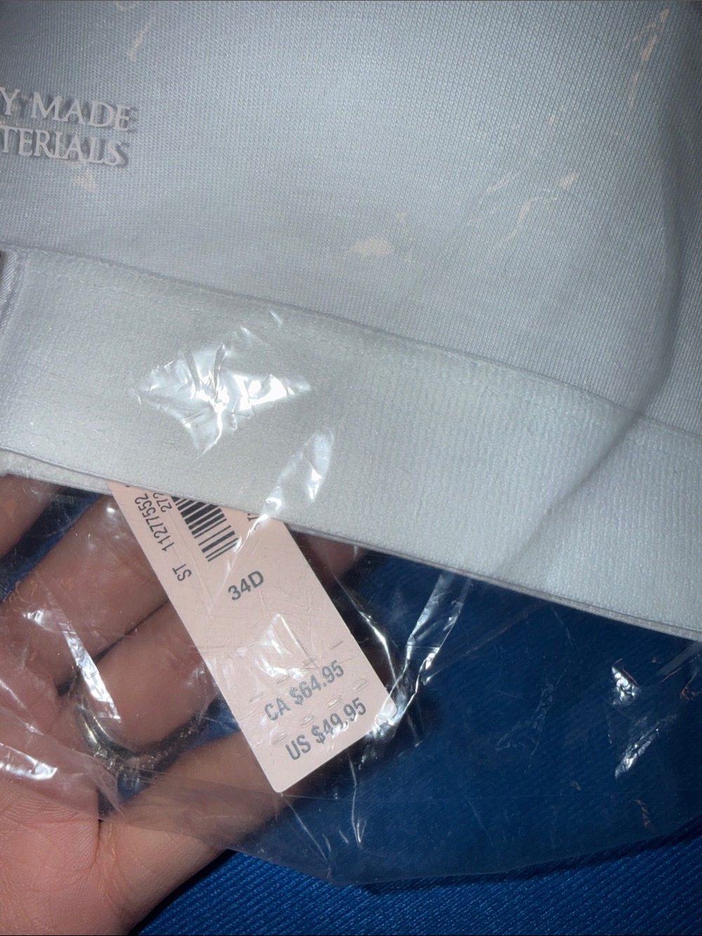 Victoria's Secret White Wireless Seamless Bralette with Logo Charm - Picture 6 of 6